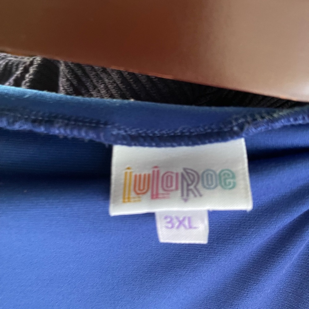 Solid blue maxi dress LulaRoe